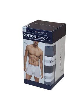 Tommy Hilfiger Cotton Classics Mens Boxer Briefs 5-Pack Size M Cotton Blue Navy